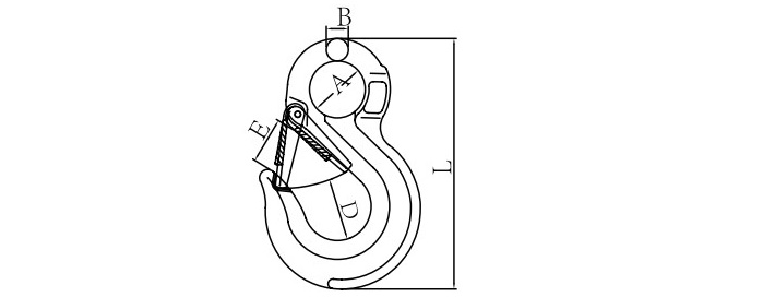 80級眼型滑鉤結(jié)構(gòu)尺寸圖片