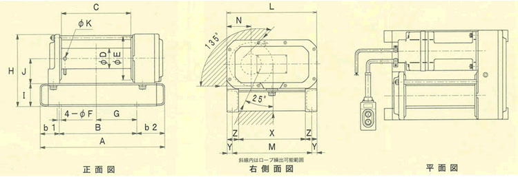 FUJI TX型鋁合金電動卷揚機技術(shù)參數(shù)