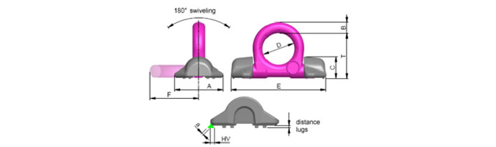 VRBG型路德螺栓型吊環(huán)參數(shù)圖