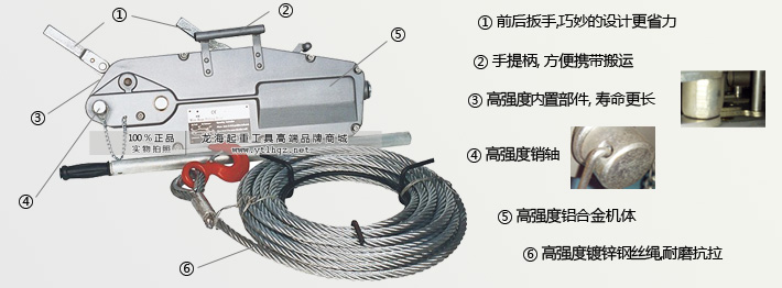 龍升手扳牽引機(jī)優(yōu)勢圖片