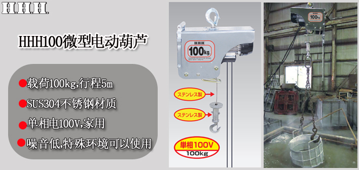 HHH100微型電動(dòng)葫蘆圖片介紹